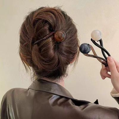 Ретро S-образные заколки для волос с хвостиком, новая мода, разноцветные витые полые заколки в форме акулы, головной убор, аксессуары для волос, подарок