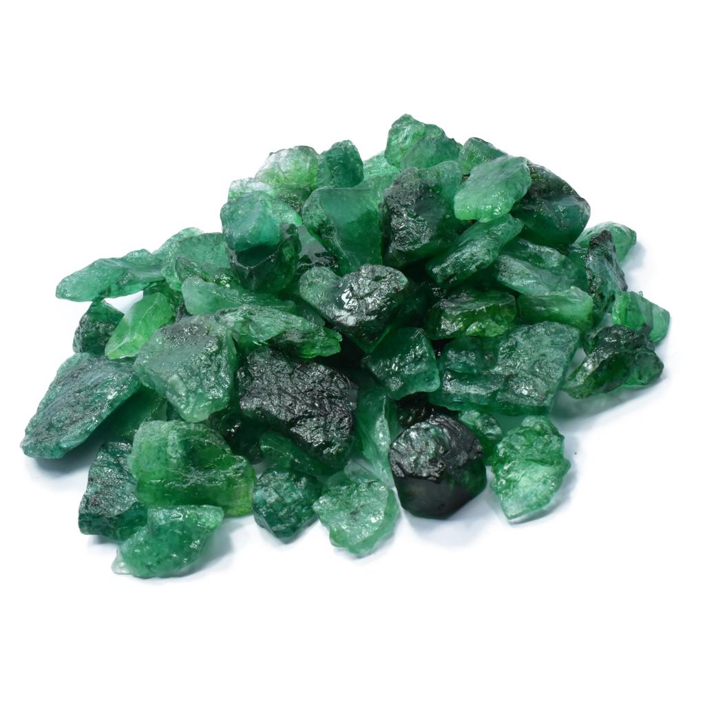 44 Ct Natural Emerald Green Uncut Rough Huge Size Loose Gemstone