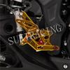 Регулируемые подножки SUKIRACING для Yamaha YZF R25 (2014-2022 гг.) MT-03/MT-25 (2015-2022) - Обработано на станке с ЧПУ (черный)