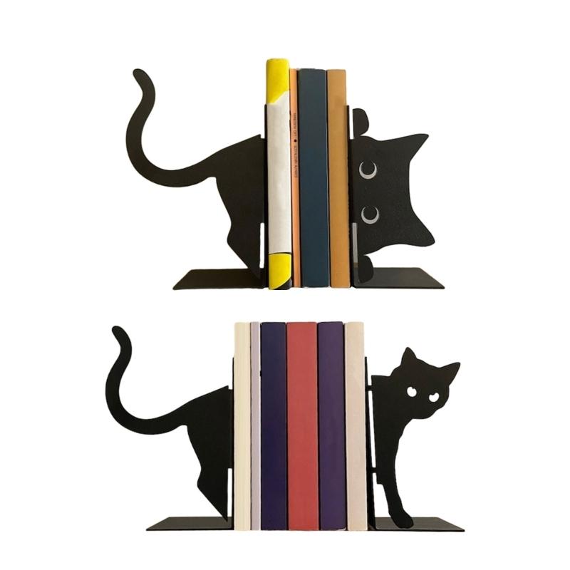 Стильная книжная полка с кошачьей тематикой Декорация Ручная работа Книжный стеллаж и полка для демонстрации в форме кошки Изысканное декоративное украшение