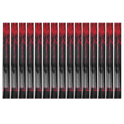 1 комплект универсальных прочных наклеек для стрельбы из лука, самодельные стрелы, охотничье стрелковое снаряжение, череп красного цвета