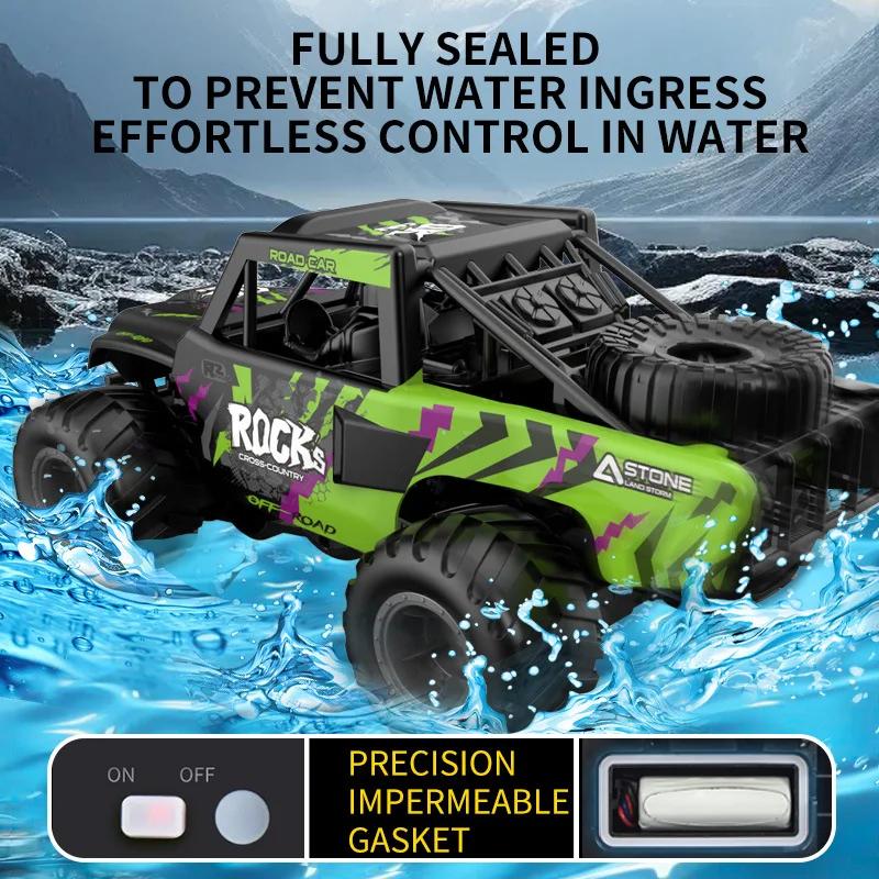 Remote Control CarQ191 Amphibious Waterproof Multi Terrain RC Off-road Climbing Vehicle Boy Toys For Kids Boys Christmas Gift