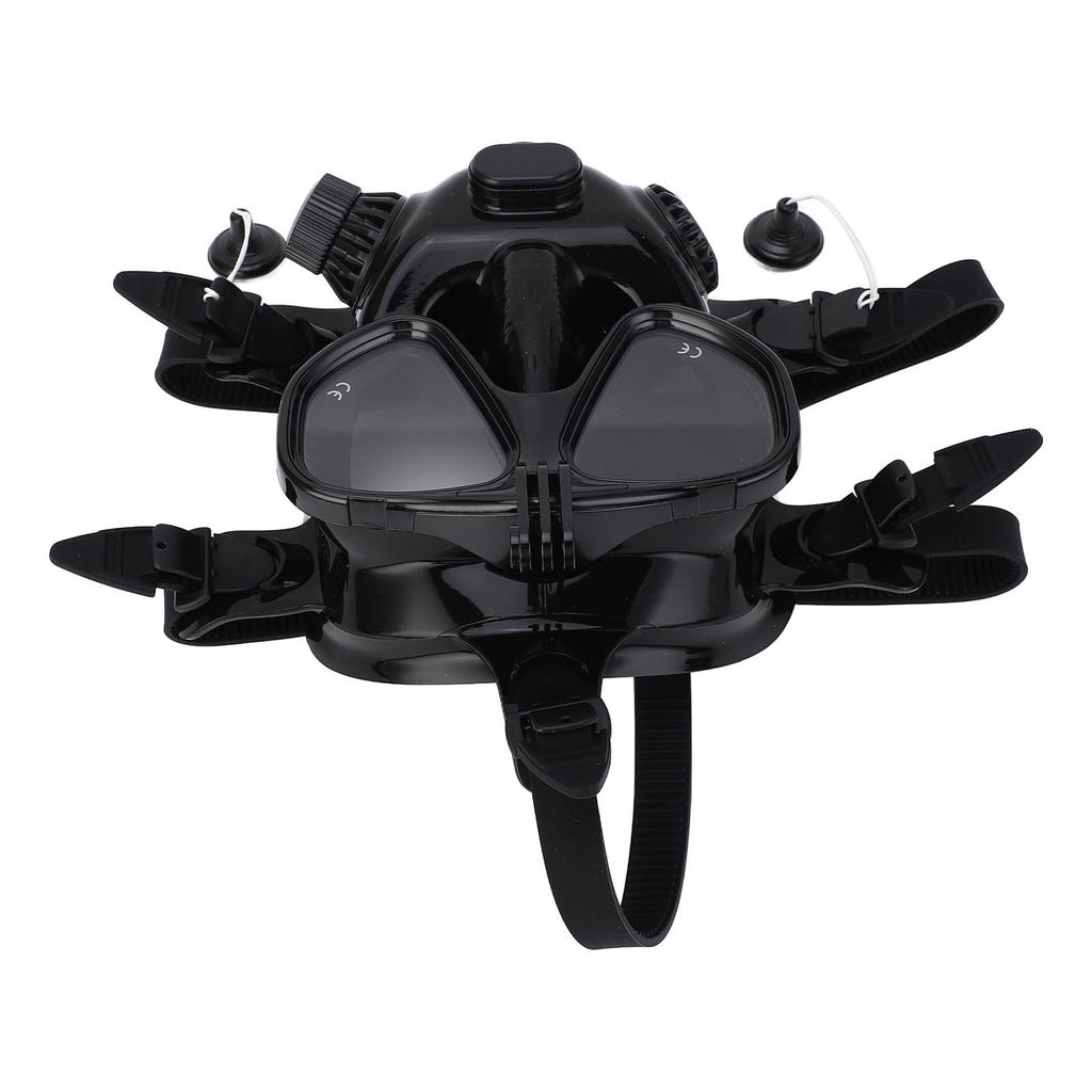 Очки для дайвинга с полным лицом, антизапотевающие, герметичные, панорамный обзор на 180 градусов, силиконовые очки для подводного плавания с