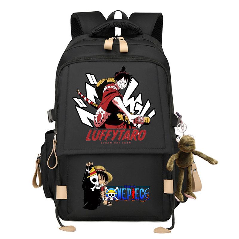 One Piece themed large-capacity stylish backpack for students. 7529 KTB