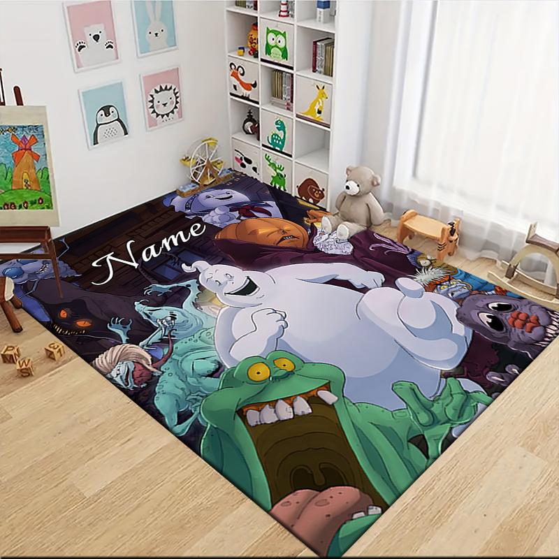 Custom Name "Superhero Friends Adventure" Carpet Rug Customizable Soft Washable Anti-Slip Home Living Room Sofa Mats Personalized Rug. 0909126