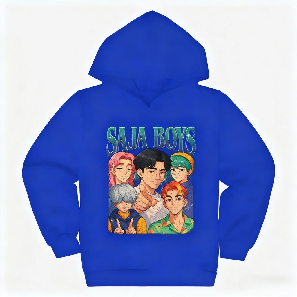 K-pop Охотники на демонов Saja Boys Детская одежда Харадзюку Мода Уличная одежда Толстовки Девочка Мальчик Смешной подарок Одежда