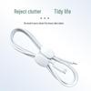 Desktop Cable Organizer Clip: Tidy Charging Holder & Wall Sticker for Mobile Devices