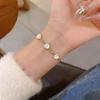 Korean Luxury Cat's Eye Love Bracelet - Fashionable Summer Jewelry for Women