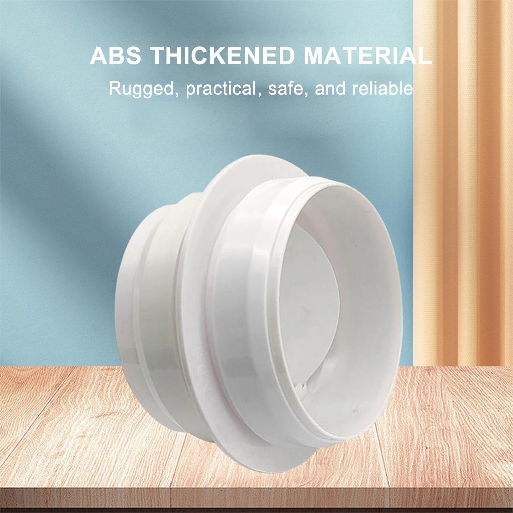 White Wide Application Duct Hose Check Valve Sturdy And Durable For Various Ventilation Needs