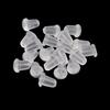 100Pcs Clear Soft Plastic Earrings Back Пробки Earnuts Безопасный инструмент