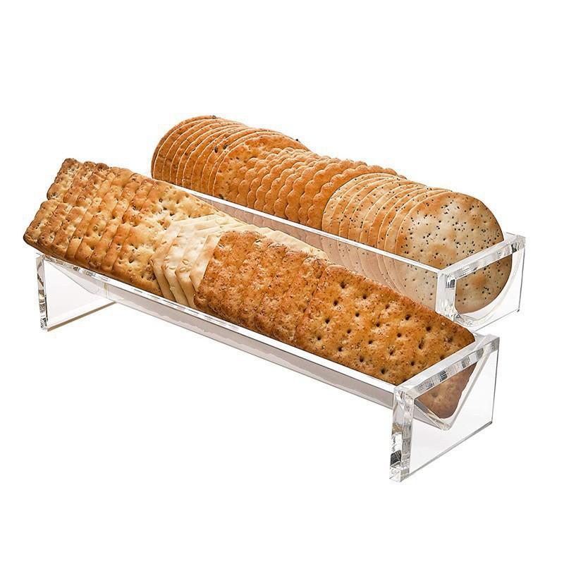 1Pcs Acrylic Dessert Tray European Style For Wedding Party Picnic Home Office Snack Fruit Sweet Treats