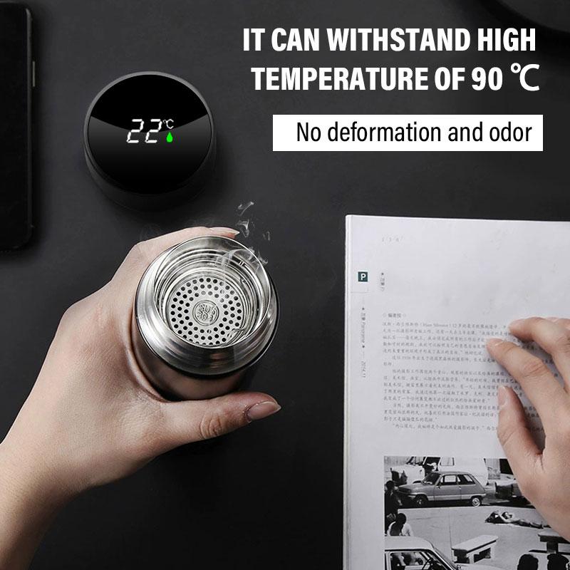 Car Smart Thermos Bottle With Temperature Display Coffee Cup For Tesla Model 3 Model S Model X Y Roadster Performance