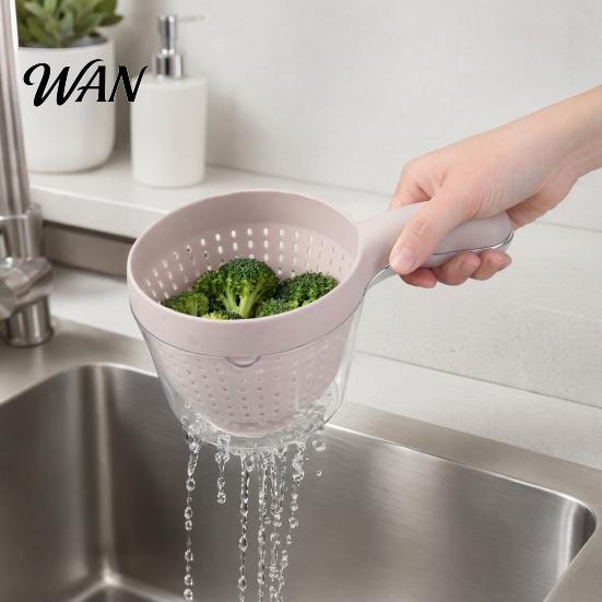 Water Drainage Sink Basket Kitchen Drain Basket, Corner Food Scrap Collector, Waste Durable Easy-Clean Utility for Fruits Vegetables Trap