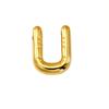 Fashionable And Trendy Small Letter Stainless Steel Bubble 26 Letter Earrings 1 Pair