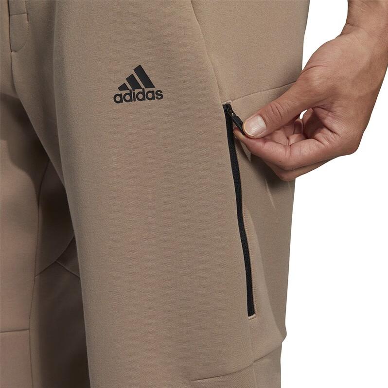 adidas Мужские вязаные спортивные штаны хаки со средней резинкой HN8992