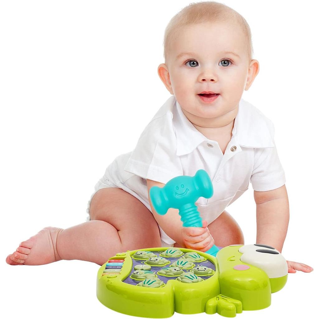 Hammer Game with Piano Music and Light and Simulate Animal Calls for Children, Learning Toy for Early Development