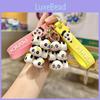 Adorable Silicone Panda Keychain Cute Stacking Animal Car Key Ring Cartoon Bag Charm