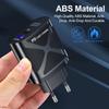 USB-адаптер для путешествий 5В/9В/12В с PD20W и QC3.0 Быстрая зарядка - Стандарт США/ЕС/Великобритании
