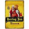Винтажная металлическая жестяная вывеска с тематикой пива Hertog Jan La Chouffe Ретро Декор на стену от бельгийской пивоварни для бара паба мужской комнаты Рустик Железо P