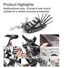 16 In 1 Mountain Bike Repair Tool Portable Multi-Purpose Wrench Bicycle Screwdriver Multi-Tool Bicycle Repair Tool