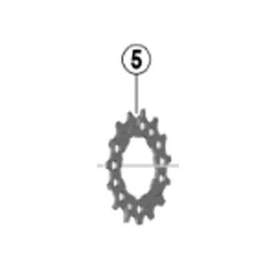 SHIMANO Запчасти для ремонта 15T Gear C Y1WX15000 CS-HG700-11