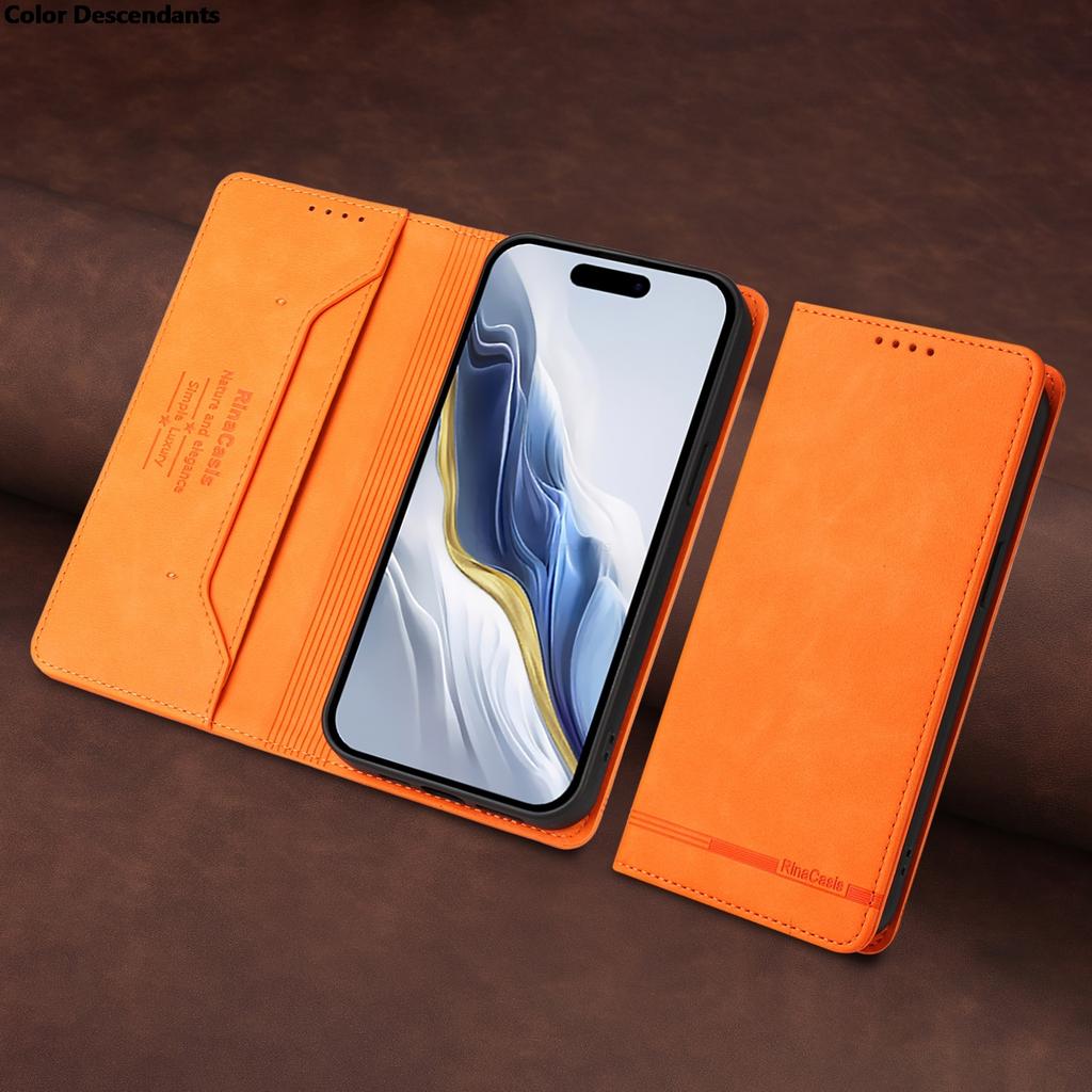 Magnetic Book Case For Tecno Pova 7 Ultra Neo 3 2 Curve 6 5 4 Pro Slim Spark Go RFID Anti-Theft Leather Phone Cover Card Holder