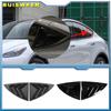 Car Rear Window Shutter Accessories 2pcs Cover Trim Window Louver Side Vent Trim For Tesla Model Y 2019-2025