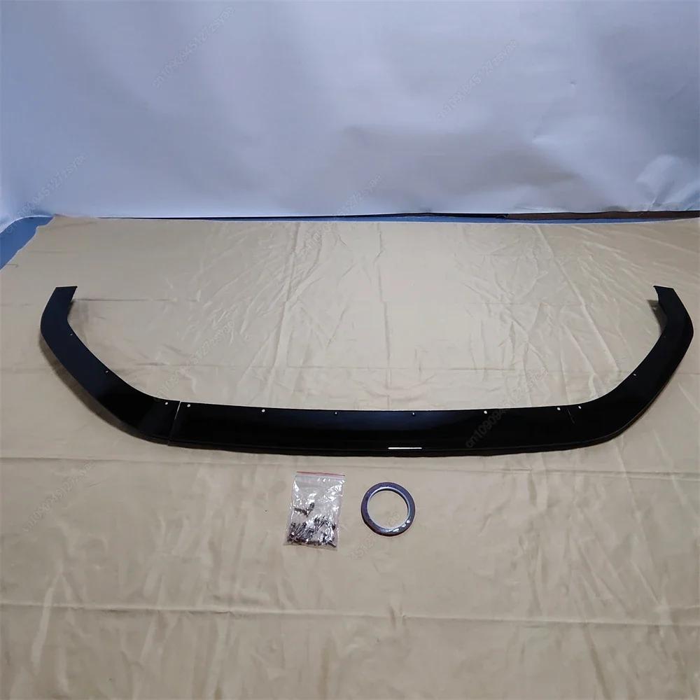 TCR Style Car Front Bumper Lip Diffuser BodyKits Spoiler Splitter For VW Golf MK 7.5 GTI 2017-2020 Gloss Black Bodykits Tuning