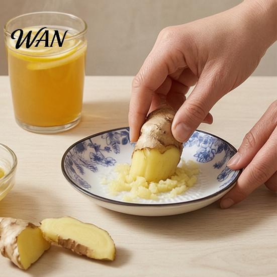 Compact Kitchen Grater Garlic Plate, Ceramic Ginger Mincer All-in-One Grinding Mixing Serving Tool for Turmeric Cheese Tomato Herb Dip Plate