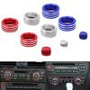 For BMW 3 Series 2005-2013 E90 E91 E92 E93 320i 325i Car Air Conditioning Sound Knob Cover Interior Decoration 3/4Pcs