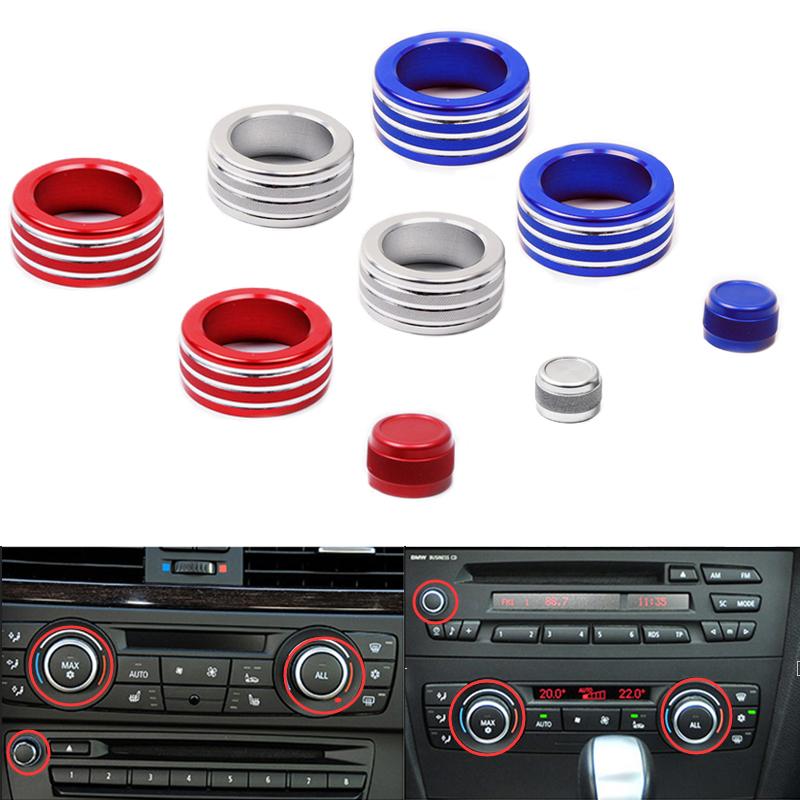 Для BMW 3 серии 2005-2013 E90 E91 E92 E93 320i 325i автомобильный кондиционер звуковая ручка крышка внутреннее украшение 3/4 шт