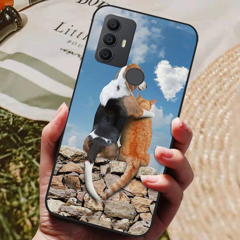 Для чехла Coque TCL 30 SE Чехол 305 306 Мягкий силиконовый задний чехол Чехол для телефона Защитный чехол для TCL 306 305 Fundas Etui TCL30SE 30SE