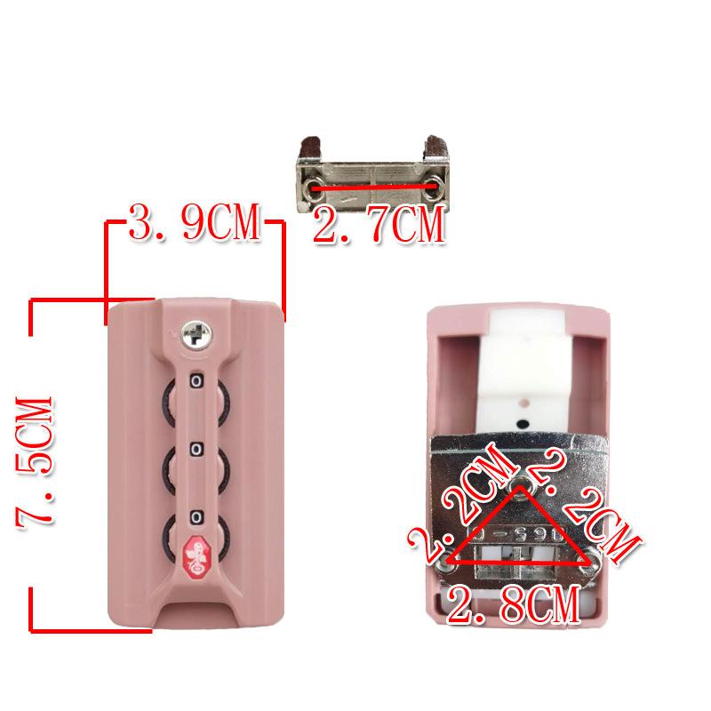 Для 065C Таможенные замки Кодовые замки отделения для багажа Пряжка Чемодан на колесиках Дорожный багаж Противоугонные Запасные кодовые замки