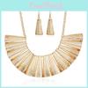 Color Solid Style Alloy Chain Necklace With Hollow Geometric Design Women Men