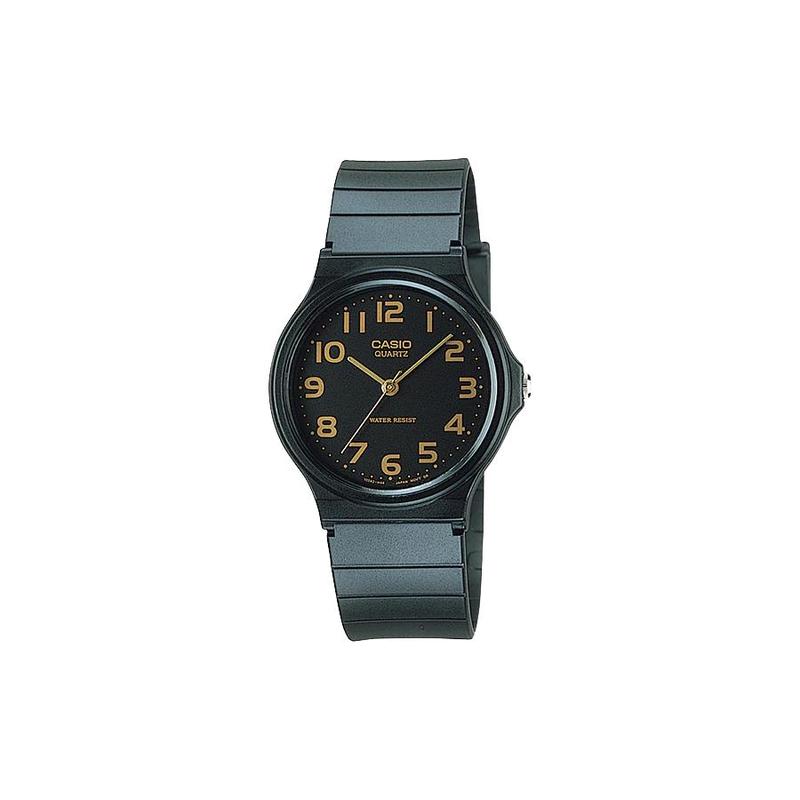 Casio Серия YOUTH-Диск Три Стрелки Повседневный Колледжный Стиль Водонепроницаемый Кварцевый Механизм Смоляной Ремешок Японские и Корейские Часы Женские Часы MQ-24-1B2LDF