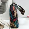 Ethnic Style Retro Print Shoulder Bag Large Capacity Splicing Knitting Tote Hand