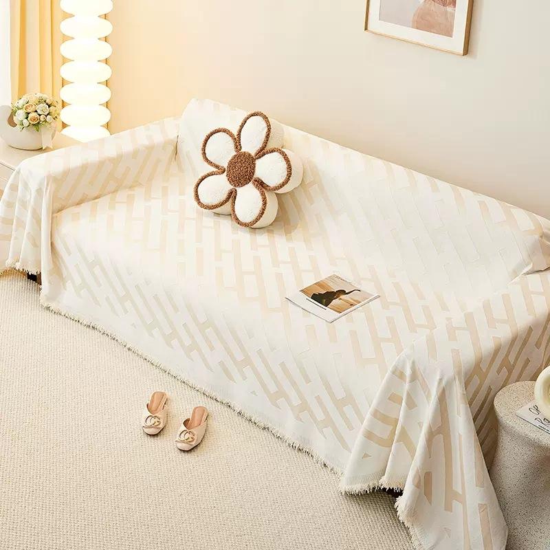 Ins Стиль кремовый чехол для дивана синельное полотенце для дивана Four Seasons универсальный чехол для дивана с защитой от царапин чехол для дивана