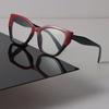 Minimalist Trendy Transparent Glasses Retro Cat Eye Frame Eyeglass Women Men Retro Clear Lens Frame Glasses Oculos