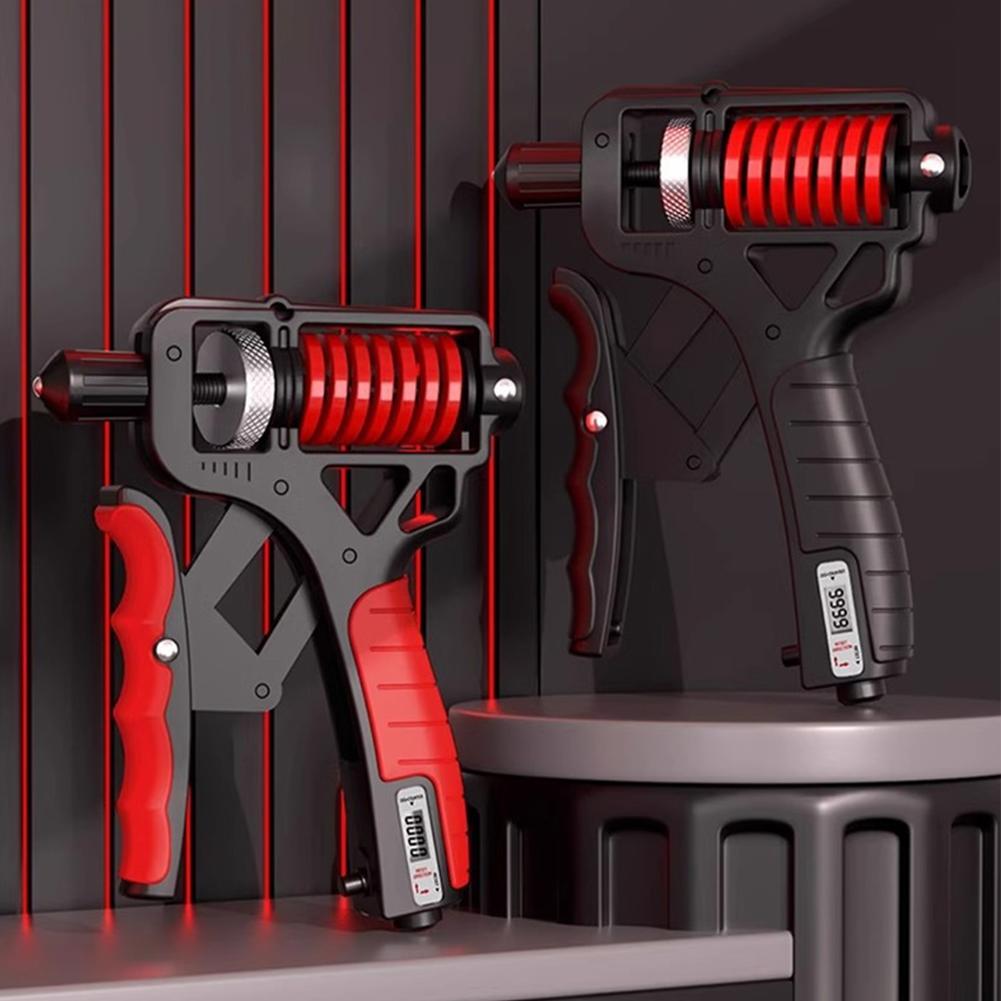 Hand Grip Strengthener Grip Strength Trainer 5-165Kg Adjustable Arm Wrist Forearm Trainer with Counter Anti Slip for Home Gym