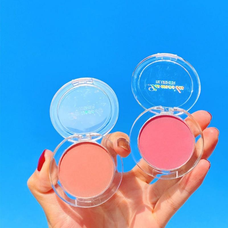 Модные 6 цветов румяна соевое молоко матовые жемчужные румяна основные моменты для отделки блюда долговечная основа для ремонта красивые цветы румяна