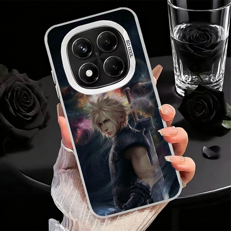 F-Final F-Fantasy Anime Soft Phone Case for Xiaomi Redmi Note 13 14 15 Pro Plus 12S 12 11S 11 11T 10S 10 Shockproof Cover Back S