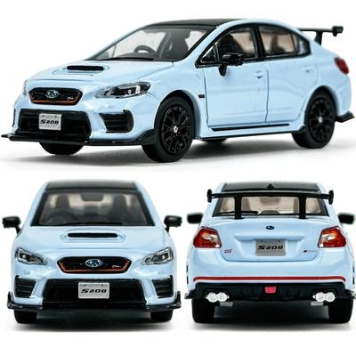 PAUDI MODEL масштабная модель автомобиля Subaru WRX STI S208 правый пептидный автомобиль синий 1/64