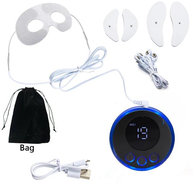 EMS Eye Massager - Low Frequency Muscle Stimulator for Face Lift, Skin Tightening, Anti-Wrinkle Facial Care