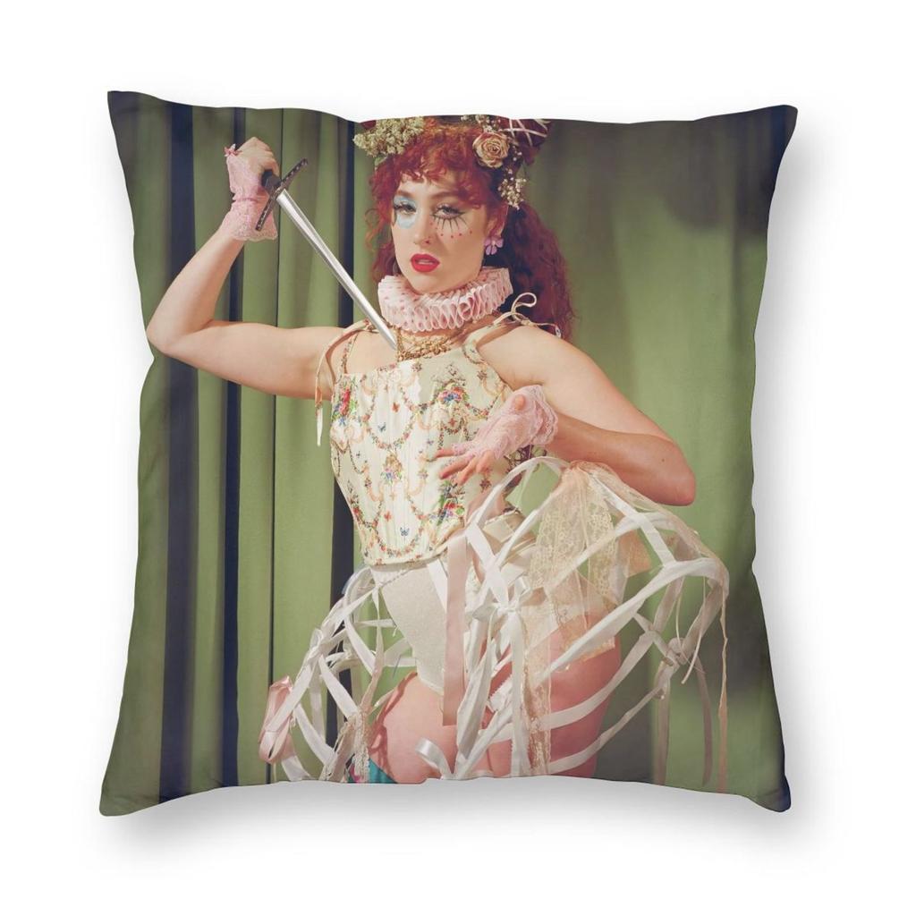 Chappell Roan Midwest Princess Pillowcase Printed Fabric Cushion Cover Decor Throw Pillow Case Cover Home Zipper 40X40cm