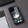 Чехол для телефона Muichiro Tokito из аниме для IPhone 17 Air 16 E Pro Max 15 14 13 Mini 12 Pro 11 Max Plus Черная стеклянная крышка