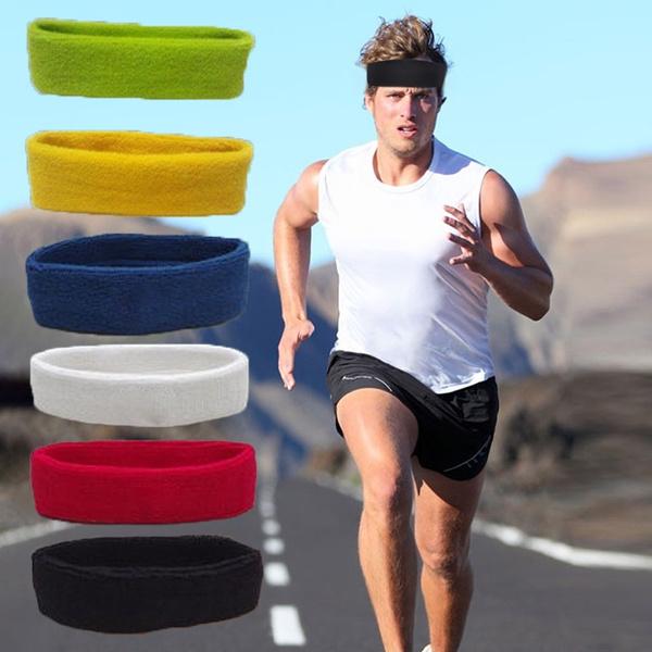 14 цветов, хлопковая повязка для женщин и мужчин, спортивная повязка на голову, повязка на голову для йоги, тренажерного зала, эластичная повязка для волос, повязка на голову