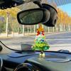 1-5 шт. Подвеска на елку в машину, ручной работы, рождественские украшения, цветная вязаная крючком рождественская елка с колокольчиком, праздничный декор
