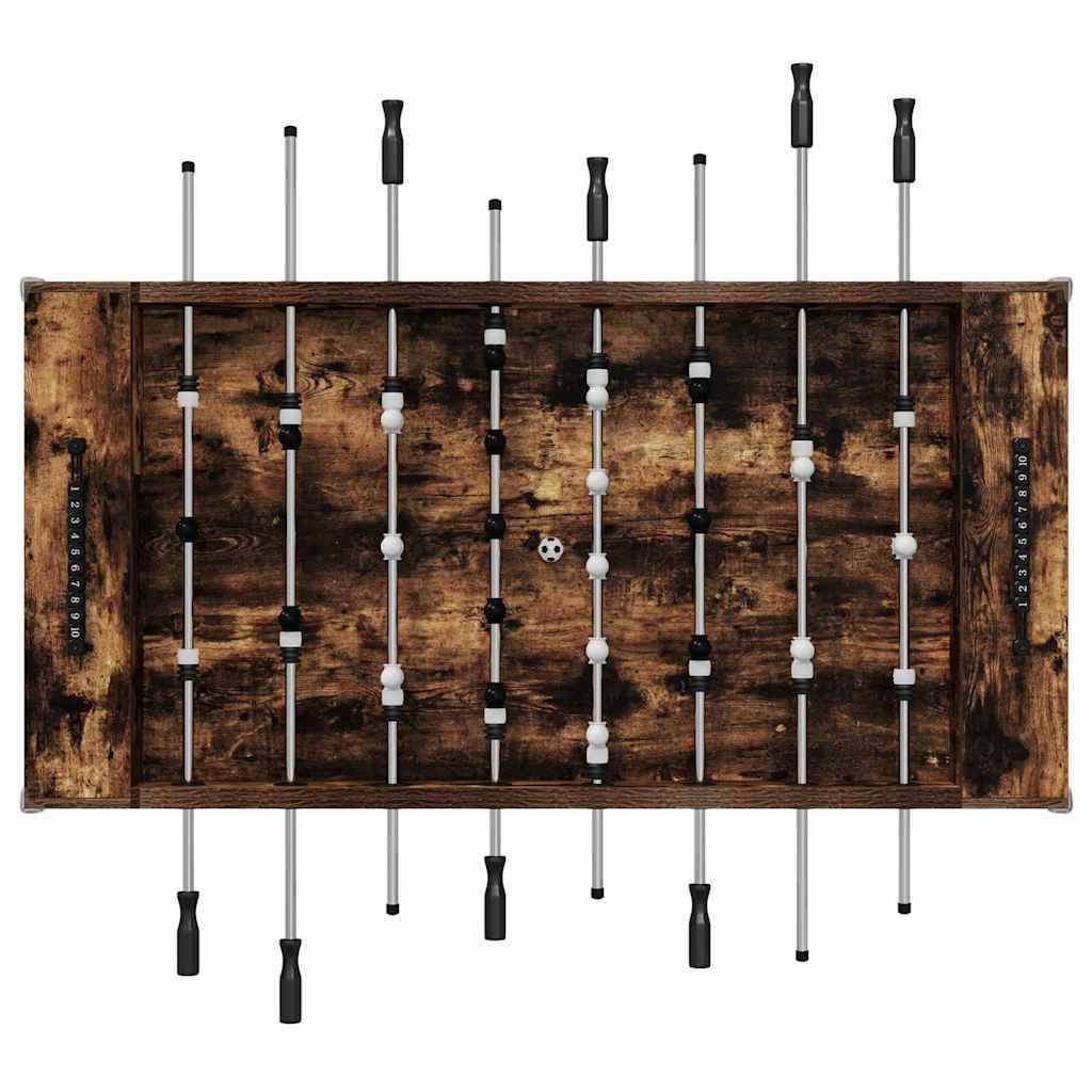Table Football Table Smoked Oak 146.5 x 74 x 85 cm