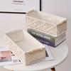 1Pc Macrame Storage Basket Boho Decor Baskets for Organizing Countertop Toilet Paper Shelf Basket with Handle for Bathroom Bedr