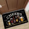1 шт. Коврики для двери с персонажем CHEERS, Кухонные коврики, Нескользящий Поп-дизайн, Коврики для гостиной, Коврик для ванной, Ковер для дома, Декор для раковины, Прачечной